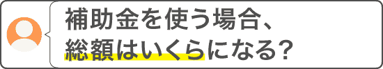 お問い合わせ例（総額いくら）