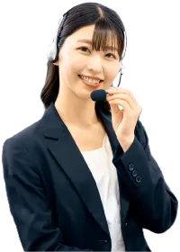 右向きコールセンターの女性200×280（電話中）