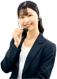 左向きコールセンターの女性200×280（電話中）