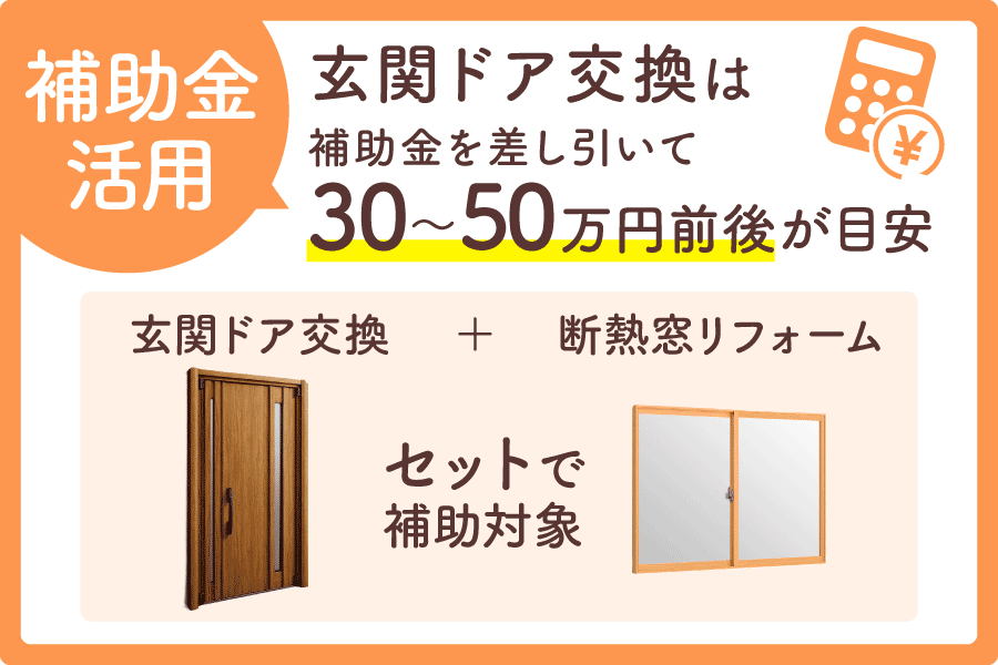 玄関ドア交換補助金大見出し1