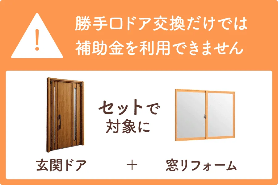 勝手口ドア交換補助金大見出し3